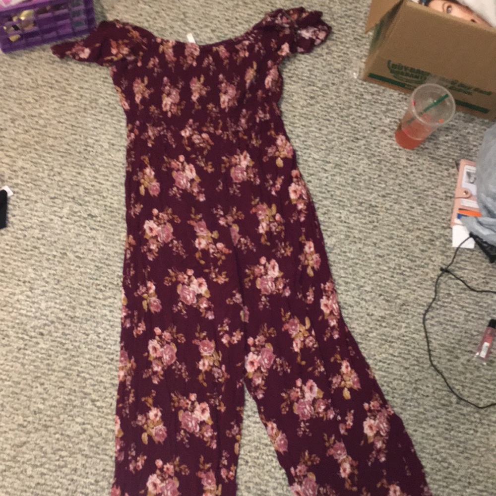 full length romper from target floral print